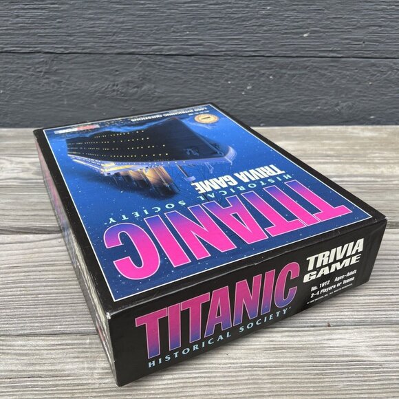 1998 Talicor Titanic Historical Society Trivia Adult Board Game Complete - Picture 11 of 14